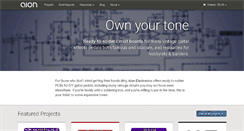 Desktop Screenshot of aionelectronics.com